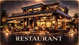Restaurant interior and architecture project